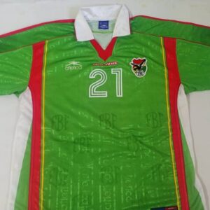Camiseta Bolivia Local 2000 Marca Atletica - Dorsal 21 Usada en partido de eliminatorias contra Venezuela. Talla XL