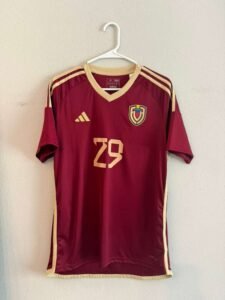 Camiseta Venezuela Local 2024 Adidas - Match Issue Bolivar Dorsal 29. Talla M.