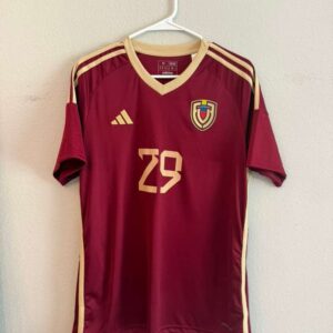 Camiseta Venezuela Local 2024 Adidas - Match Issue Bolivar Dorsal 29. Talla M.