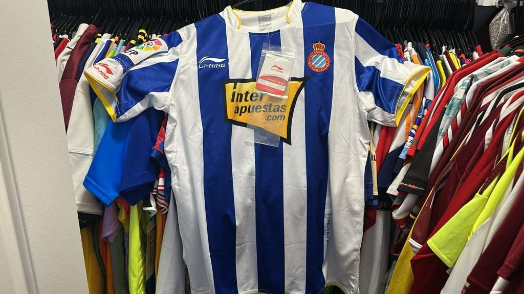 Camiseta RCD Espanyol Local 2010/2011 Li-Ning, Talla L