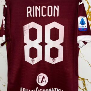 Camiseta Torino FC Local 2019/2020 - Dorsal 88 de Tomás Rincón. Firmada por le propio jugador, Talla L
