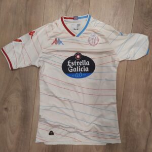 Camiseta Real Valladolid Segunda Equipacion 2024 2025 Kappa - Dorsal 28 Chuki. Preparada para partido. Talla M.