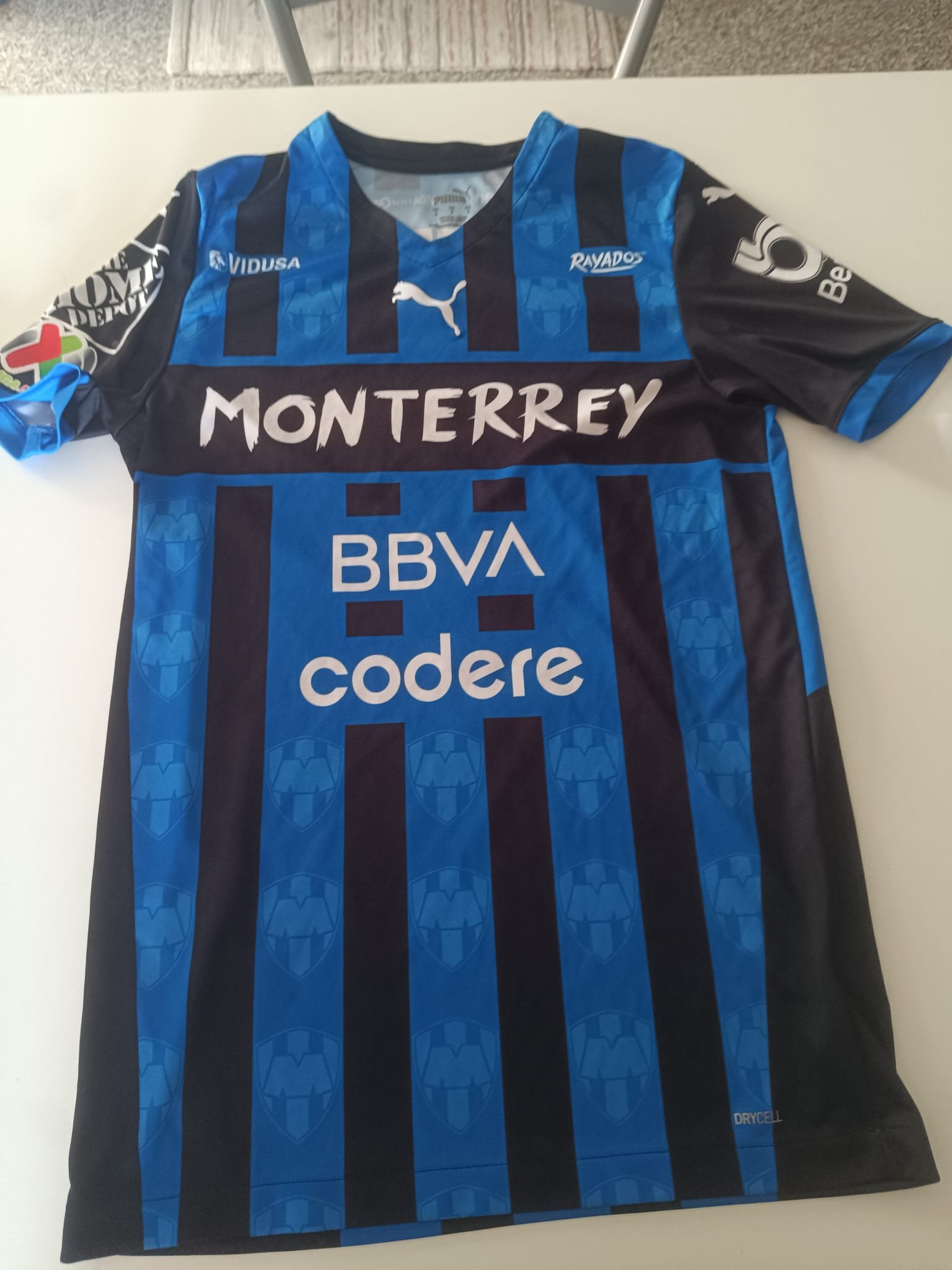 Camiseta Rayados de Monterrey Tercera Equipación 2021/2022 - Dorsal 5 de Matias Kranevitter usada en partido (copia)