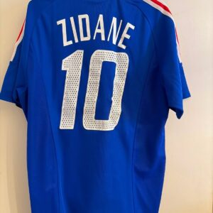 Camiseta Francia Local 2002/2004 Adidas - Dorsal 10 Zinedine Zidane. Talla M.